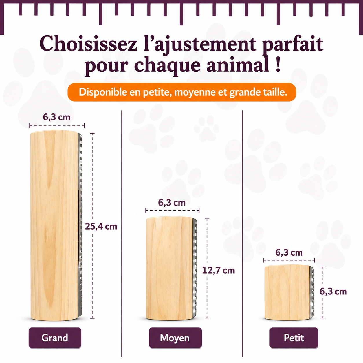 Brosse Clean'Poils™- Fini les poils partout
