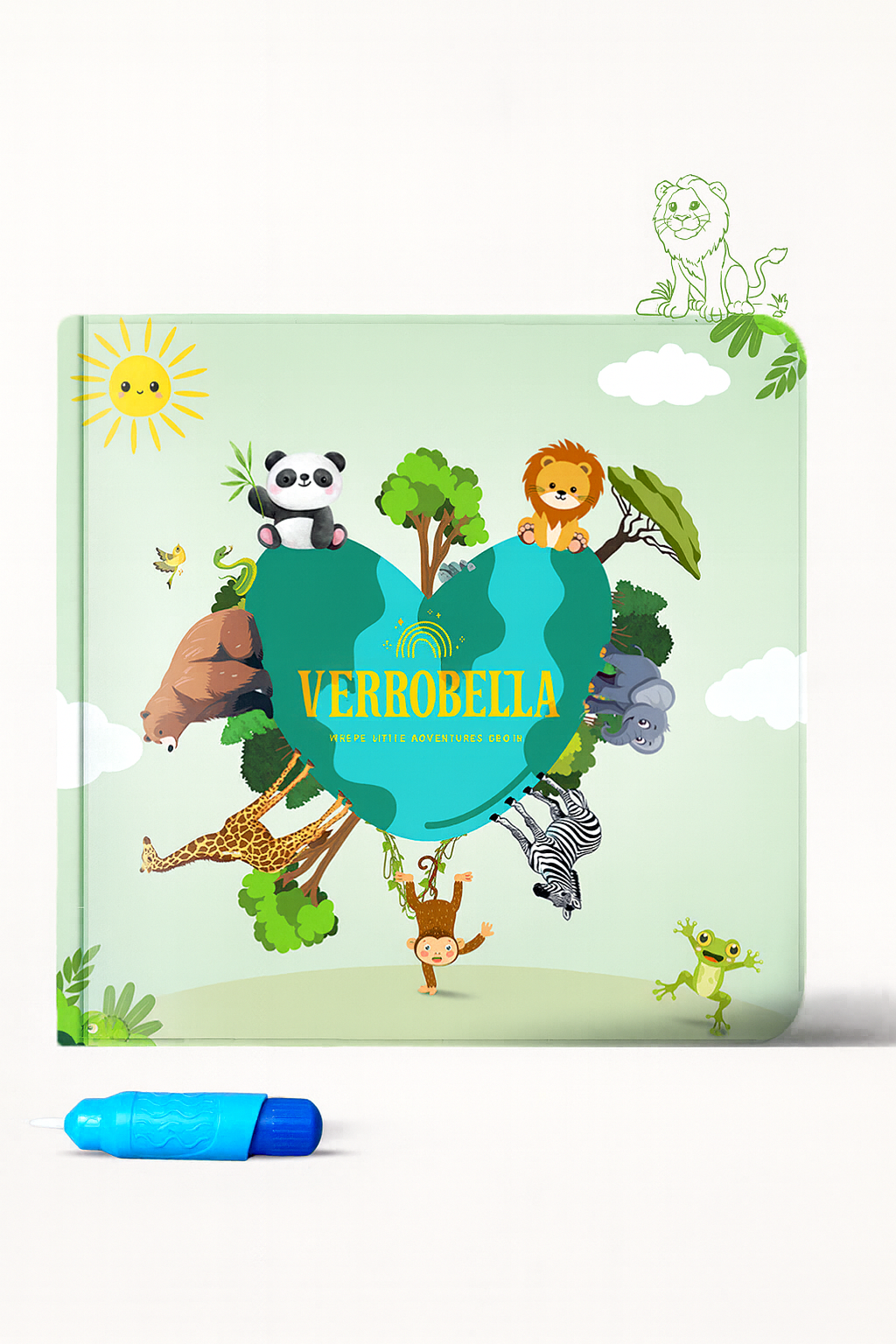 Livre Magique à l’Eau – Coloriage Réutilisable